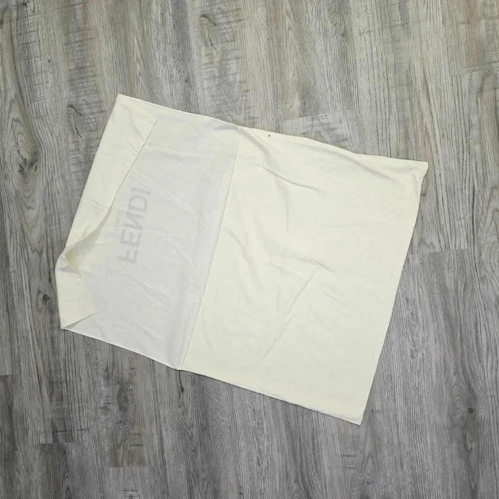 Fendi Roma Off White Dust Bag Standard Pillow Sham Cover 23.5x17.5